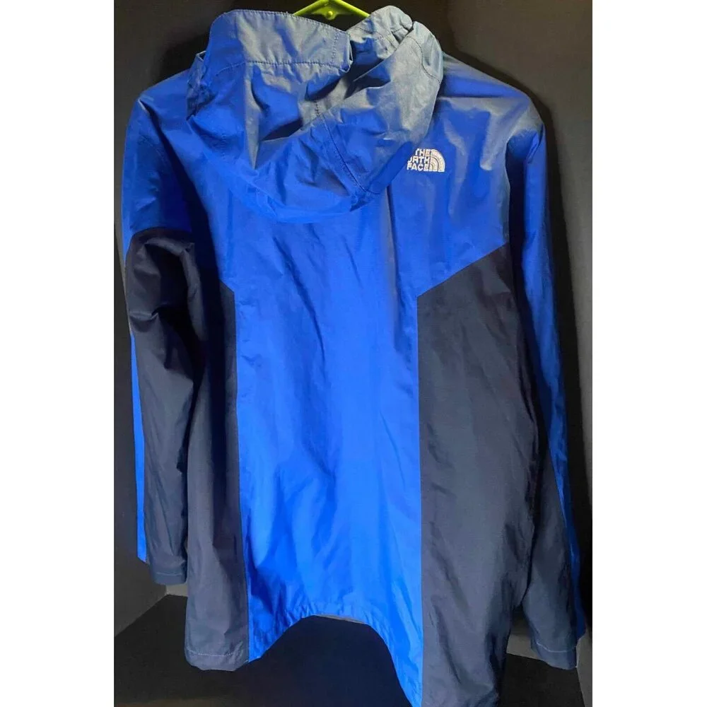 North Face Boys XL (18/20) Blue Interchange Windbreaker Full Zip Jacket Hoodie